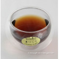 wholesale shot thin borosilicate double wall glass tea cup set
